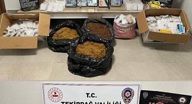 Tekirdağ'da kaçak ürün operasyonu
