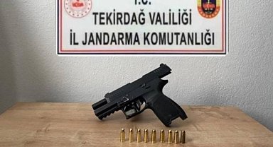 Tekirdağ'da ruhsatsız silah operasyonu