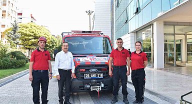 Tepebaşı arama kurtarma yeni aracı ile daha güçlü