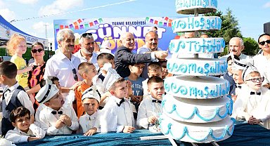 Terme'de geleneksel sünnet şöleni