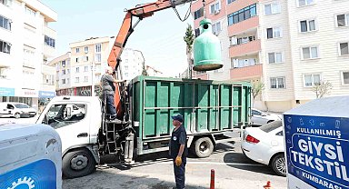 Tonlarca atık geri dönüşüme kazandırıldı