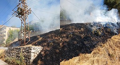 Trafoda çıkan yangına itfaiye müdahale etti