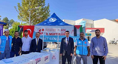 Üniversite kampüsünde diyanet gençlikten tanıtım standı