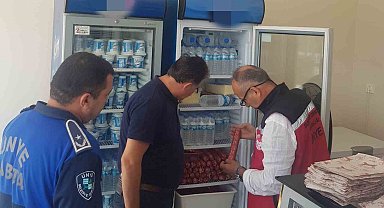 Ünye'de okul kantinleri denetleniyor