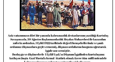 Uşak Üniversitesi Rektörü Savaş, 1 Eylül mesajı yayımladı