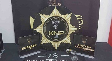 Uyuşturucu madde ile yakalanan 3 kişiden 1'i tutuklandı