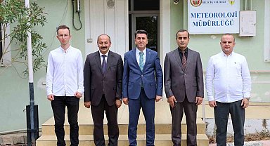 Vali Aygöl'den Meteoroloji Müdürlüğüne ziyaret