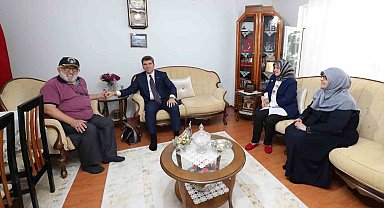 Vali Bakan'ın ilk ziyareti şehit ailesine ve esnafa