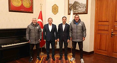 Vali Polat, Kars 36 Spor heyetini kabul etti