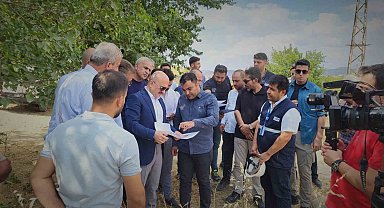 Vali Varol, yapılması planlanan arıtma tesisinin yerini inceledi