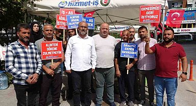 Van'da belediyelerden çıkarılan işçilerin eylemi devam ediyor