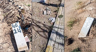 Van'da mezarlığa saldırı: Onlarca mezar tahrip edildi