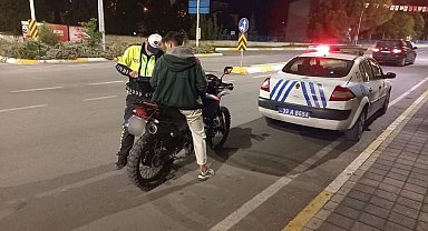 Vize'de gürültü yapan araçlara sıkı denetim