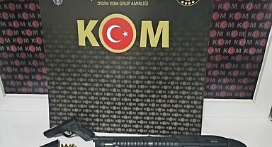 Yakalanan şahıstan tabanca ele geçirildi