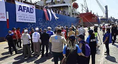 Yardım malzemesi taşıyan ikinci 'İyilik Gemisi' Sudan'a uğurlandı