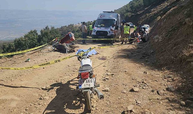 Yayla yolunda feci kaza: 1 ölü, 1 yaralı