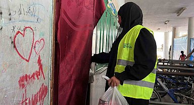 Yedi Başak Derneği, kuban bağışlarını konserve olarak Gazzelilere ulaştırdı
