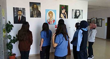 Yeşilçam'ın unutulmaz karakterleri okul duvarında ölümsüzleştirildi