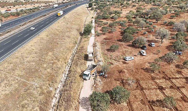 Yığınlı Mahallesi arazi yoluna kavuştu