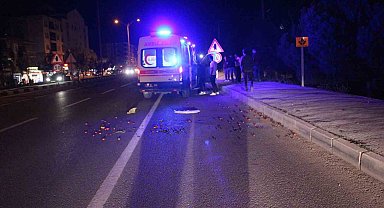 Yolun karşısına geçmeye çalışan şahıs, otomobilin çarpması sonucu yaralandı