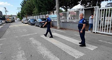 Zabıta ekipleri öğrenciler için görevde