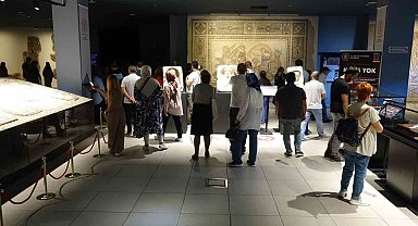 Zeugma Mozaik Müzesi, festival için Gaziantep'e gelenlerin akınına uğruyor