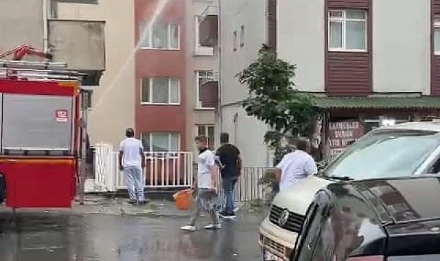 Zonguldak'ta çıkan ev yangını korkuttu