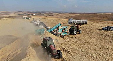 12 saat çalışıp günlük 3 bin liraya saman presliyorlar