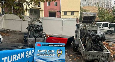 3 ay önce çalınan milyonluk şap makineleri bulundu