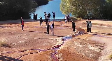 'Gençlerin Gözüyle Kent Diplomasisi' paneline katılanlara Otlukbeli Gölü gezdirildi