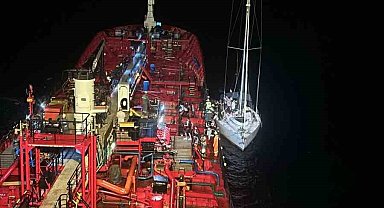 4 gün denizde mahsur kalan 78 göçmeni Türk kaptan kurtardı