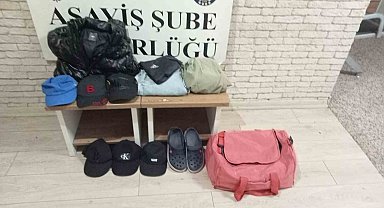 53 suç kaydı bulunan şüpheliyi çaldığı ayakkabı yakalattı