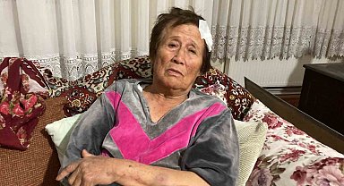 66 yaşındaki kadını sopa ve bisiklet ile acımasızca darp etti