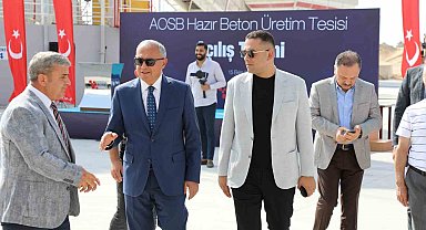 Adana OSB'de İkinci Beton Santrali Hizmete Girdi