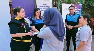 Adana polisinden öğrencilere terör ve internet uyarısı