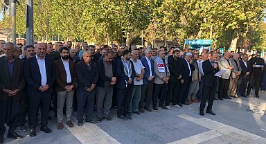 Adıyaman'da Yahya Sinvar için gıyabi cenaze namazı kılındı