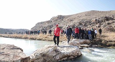 Ağrı'da Diyadin Kanyonu Yürüyüşü yapıldı