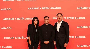 Akbank'ın tarihi ve gelecek vizyonu, Refik Anadol'un eserinde buluştu