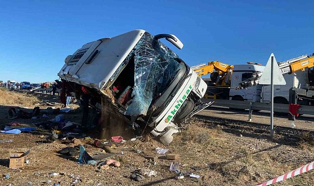 Aksaray'da feci otobüs kazası: 6 ölü, 29 yaralı