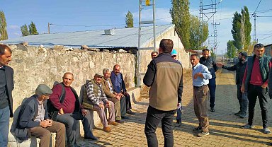 Akyaka'da tarla faresiyle mücadele bilgilendirme toplantısı yapıldı