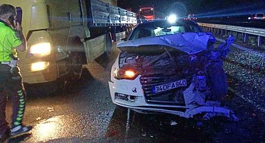 Anadolu Otoyolu'nda zincirleme kaza: 4 yaralı