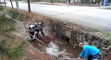 Ani yağışlara karşı mazgal ve menfez temizliği