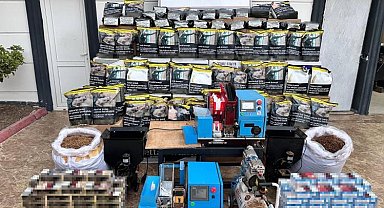 Antalya'da kaçak sigara operasyonu