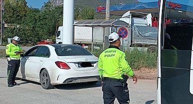 Araç sürücülerine 207 bin 55 tl idari para cezası