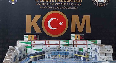 Aşkale'de kaçak sigara operasyonu