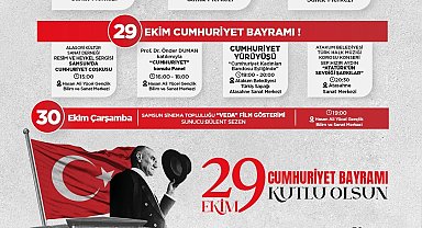 Atakum'da 29 Ekim'e özel program