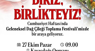 Ataşehir'de 'Dağ Çileği Toplama' festivali