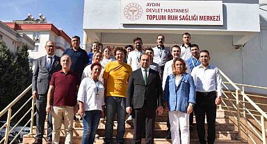 Aydın İl Sağlık Müdürü Şenkul sağlık çalışmalarını yerinde inceledi