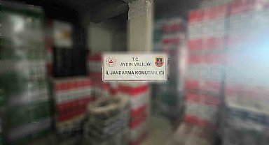 Aydın'da 1 milyon 38 bin 500 TL değerinde kayıt dışı boş zeytinyağı kutusu ele geçirildi