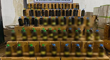 Aydın'da 6,5 ton sahte zeytinyağı ele geçirildi